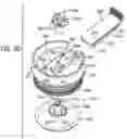 Fig. 20 - Lid with actuator for valve assembly