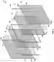 Fig. 03 - Privacy glazing structure with asymetrical pane offsets for electrical connection configurations