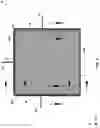 Fig. 04 - Privacy glazing structure with asymetrical pane offsets for electrical connection configurations