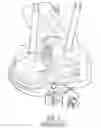 Fig. 02 - Direct fuel injection, two-valve per cylinder pushrod valvetrain combustion system for an internal combustion engine