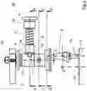 Fig. 04 - Manual displacement control arrangement for an axial piston pump