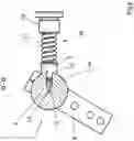 Fig. 07 - Manual displacement control arrangement for an axial piston pump