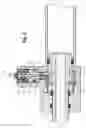Fig. 03 - Lockable linear actuator with a locking indicator