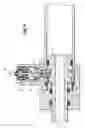 Fig. 05 - Lockable linear actuator with a locking indicator