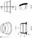 Fig. 15 - Deformable gasket for the sealed passage of a fluid through a wall