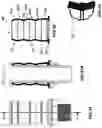Fig. 21 - Deformable gasket for the sealed passage of a fluid through a wall