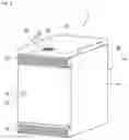 Fig. 03 - Refrigerator with mechanism for installing in a storage space