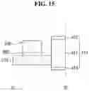 Fig. 16 - Display device having a pressure sensor including a protrusion inserted in a waterproof member