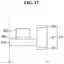 Fig. 18 - Display device having a pressure sensor including a protrusion inserted in a waterproof member