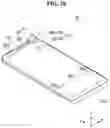 Fig. 29 - Display device having a pressure sensor including a protrusion inserted in a waterproof member
