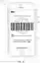 Fig. 10 - Laser light detection and barcode display at mobile phone