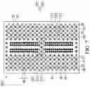 Fig. 10 - Semiconductor device with dummy micro bumps between stacking dies to improve flowability of underfill material