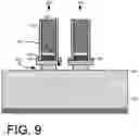 Fig. 10 - Conductive contacts in semiconductor on insulator substrate