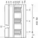 Fig. 14 - Fin field effect transistor (FinFET) device structure with deep contact structure