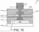 Fig. 30 - Fabrication of contacts in an RF switch having a phase-change material (PCM) and a heating element