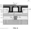 Fig. 10 - Concurrent fabrication of and structure for capacitive terminals and ohmic terminals in a phase-change material (PCM) radio frequency (RF) switch