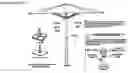 Fig. 02 - AUTOMATION ATTACHMENT INCLUDING ENVIRONMENTAL, MOTION OR DIRECTIONAL SENSOR ASSEMBLIES UTILIZED WITH EXISTING PARASOLS OR UMBRELLAS