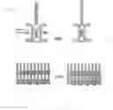Fig. 13 - Fusion interlocking bristle strip and method of manufacturing the same