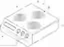 Fig. 01 - Electric heater and cooking appliance having same