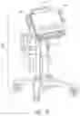 Fig. 03 - Handle system for transport, dock retention and desktop positioning of a portable medical device
