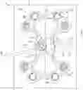 Fig. 01 - Bone plate having a connector and a connector for a surgical loop