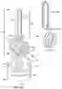 Fig. 18 - Surgical arm system with internally drive gear assemblies