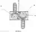 Fig. 02 - Bi-directional fixating/locking transvertebral body screw/intervertebral cage stand-alone constructs
