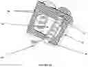 Fig. 04 - Bi-directional fixating/locking transvertebral body screw/intervertebral cage stand-alone constructs
