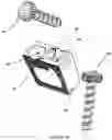 Fig. 05 - Bi-directional fixating/locking transvertebral body screw/intervertebral cage stand-alone constructs