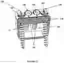 Fig. 09 - Bi-directional fixating/locking transvertebral body screw/intervertebral cage stand-alone constructs