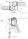 Fig. 14 - Bi-directional fixating/locking transvertebral body screw/intervertebral cage stand-alone constructs
