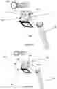 Fig. 17 - Bi-directional fixating/locking transvertebral body screw/intervertebral cage stand-alone constructs