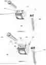 Fig. 20 - Bi-directional fixating/locking transvertebral body screw/intervertebral cage stand-alone constructs