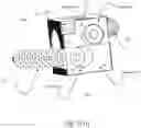 Fig. 23 - Bi-directional fixating/locking transvertebral body screw/intervertebral cage stand-alone constructs