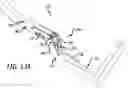 Fig. 14 - Surgical frame having translating lower beam and moveable linkage or surgical equipment attached thereto and method for use thereof
