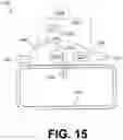 Fig. 14 - CPR chest compression system with motor powered by battery located away from the motor