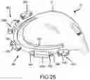 Fig. 19 - Golf club head having an adjustable weighting system