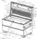 Fig. 01 - Storage chest with secondary storage compartment