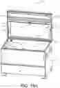 Fig. 23 - Storage chest with secondary storage compartment