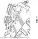 Fig. 10 - Mold core and a method of use in creating a pallet with a curved opening