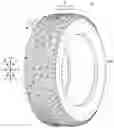 Fig. 01 - Stud pin and studded tire
