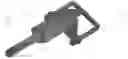 Fig. 01 - Universal mounted receiver hitch pin /fast latch pin