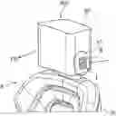 Fig. 01 - Head restraint arrangement with a displaceable actuating element
