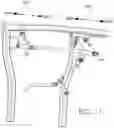 Fig. 10 - Deployable operator protection apparatus with an over-center linkage