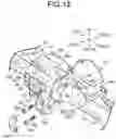 Fig. 13 - Handlebar switch device for saddled vehicle