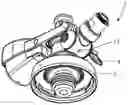 Fig. 01 - Dispense head with pressure equalising valve