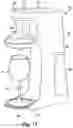 Fig. 13 - Beverage dispensing machine and pouch for use with beverage dispensing machine