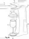 Fig. 31 - Beverage dispensing machine and pouch for use with beverage dispensing machine