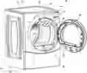 Fig. 01 - Laundry treating appliance with load surface area detection