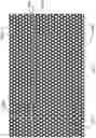 Fig. 06 - Base for turf system with vertical support extensions at panel edges